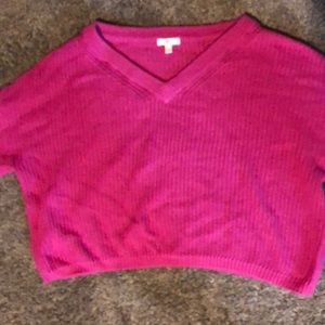 Crop top sweater from Nordstrom